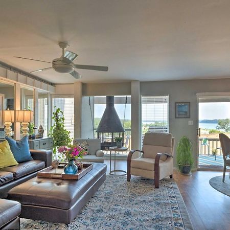 Waterfront Lake Travis Home With Pool Access! Point Venture Esterno foto