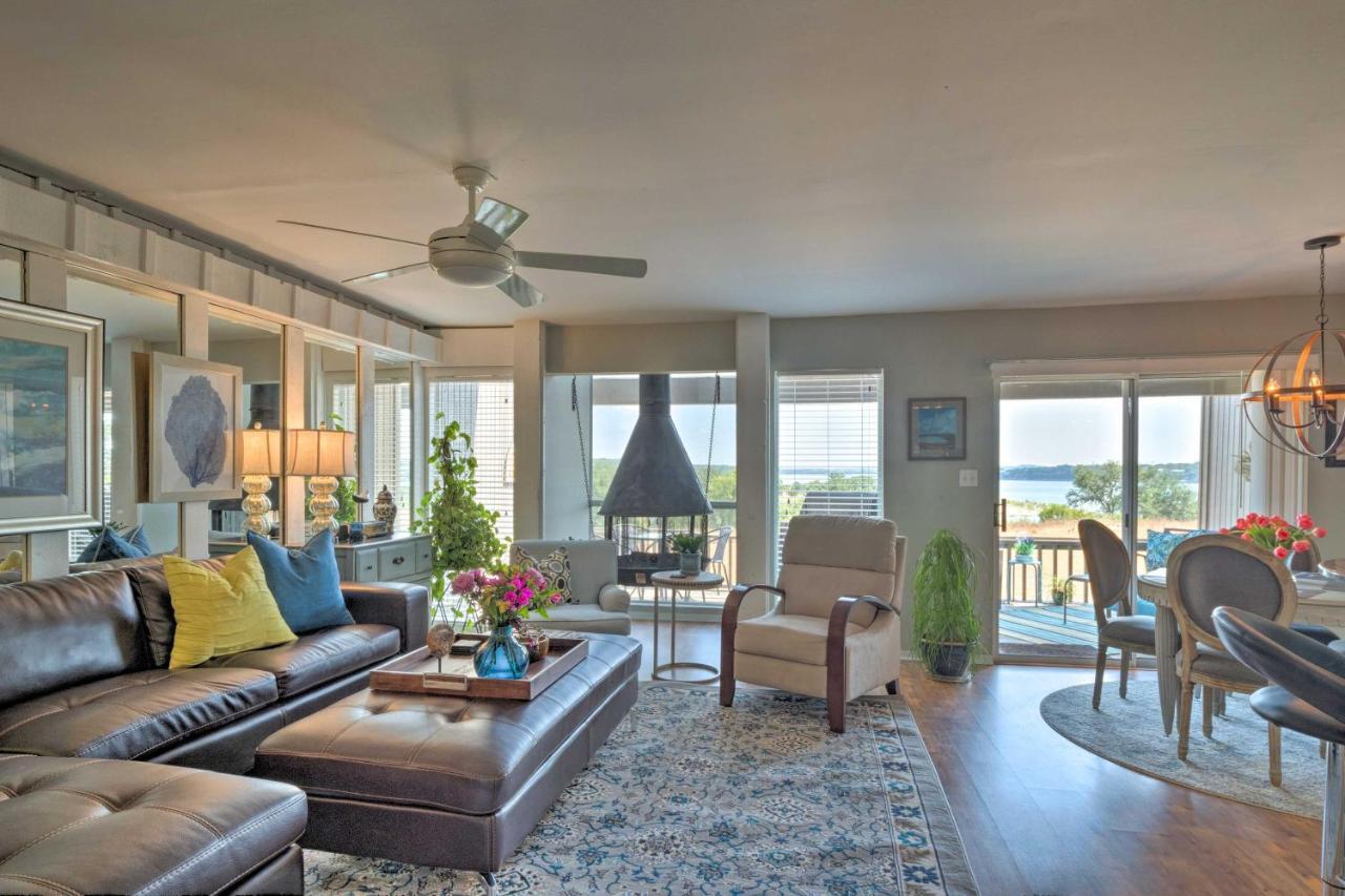 Waterfront Lake Travis Home With Pool Access! Point Venture Esterno foto